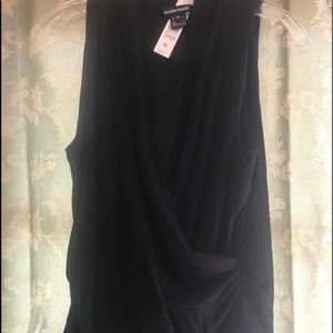 Ellen Tracy New tags silk rayon blouse xl